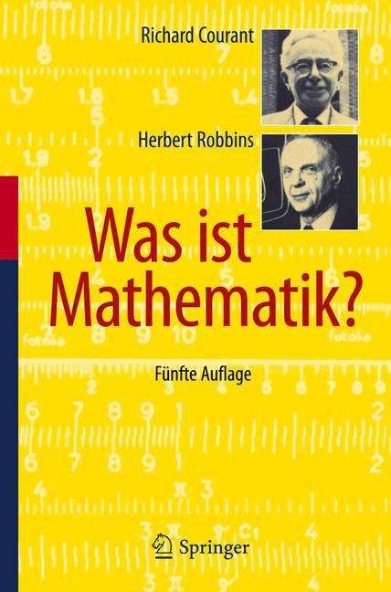 Book cover of Was ist Mathematik? (5. Aufl. 2001)