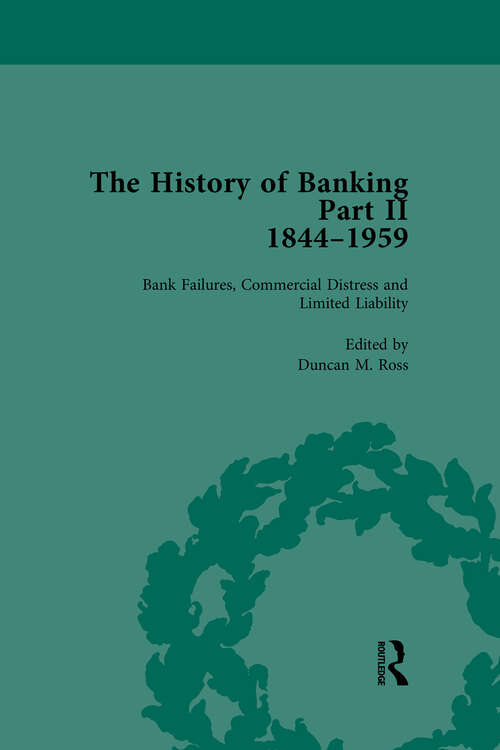 Book cover of The History of Banking II, 1844-1959 Vol 3