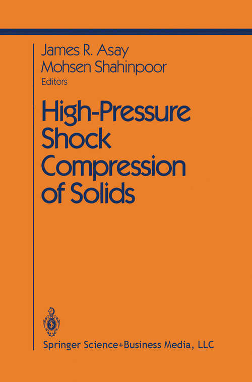 Book cover of High-Pressure Shock Compression of Solids (1993) (Shock Wave and High Pressure Phenomena)