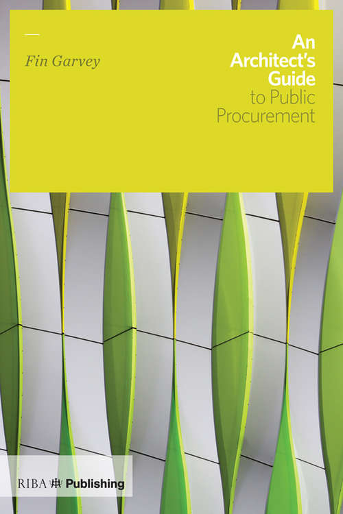 Book cover of An Architect's Guide to Public Procurement