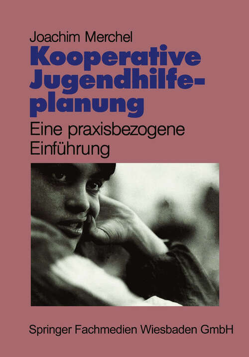 Book cover of Kooperative Jugendhilfeplanung: Eine praxisbezogene Einführung (1994)