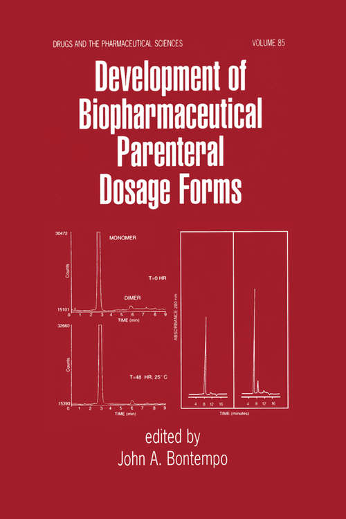 Book cover of Development of Biopharmaceutical Parenteral Dosage Forms