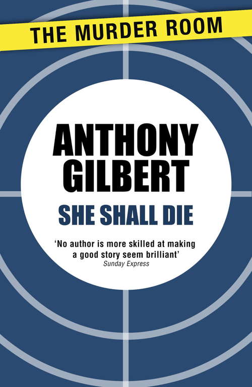 Book cover of She Shall Die (Mr Crook Murder Mystery)