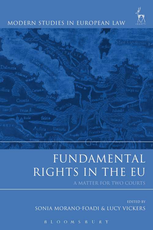 Book cover of Fundamental Rights in the EU: A Matter for Two Courts