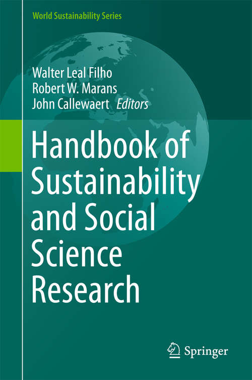 Book cover of Handbook of Sustainability and Social Science Research (World Sustainability Series)