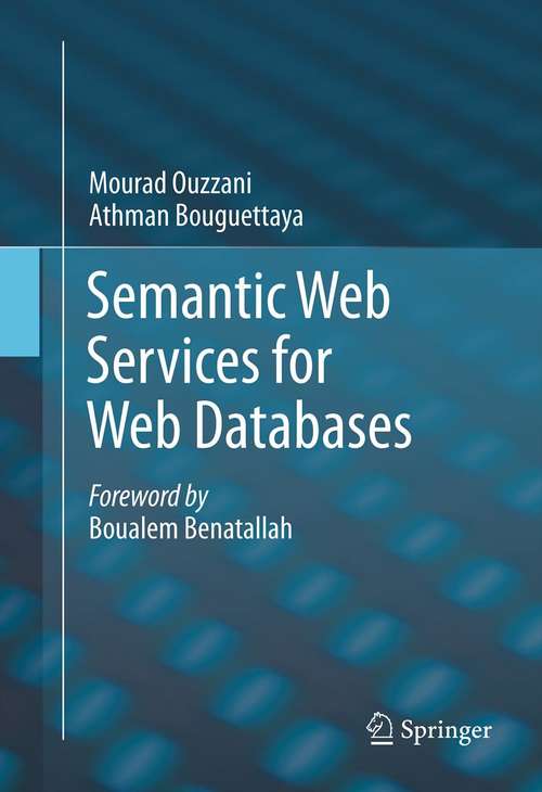 Book cover of Semantic Web Services for Web Databases (2011)