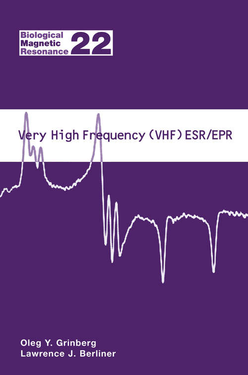 Book cover of Very High Frequency (2004) (Biological Magnetic Resonance #22)