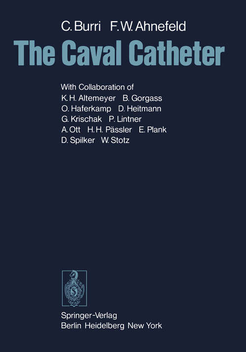 Book cover of The Caval Catheter (1978)