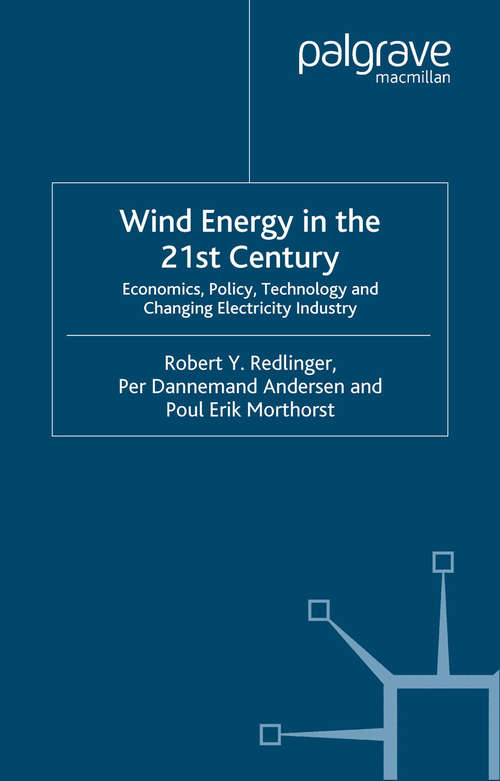 Book cover of Wind Energy in the 21st Century: Economics, Policy, Technology and the Changing Electricity Industry (2002)
