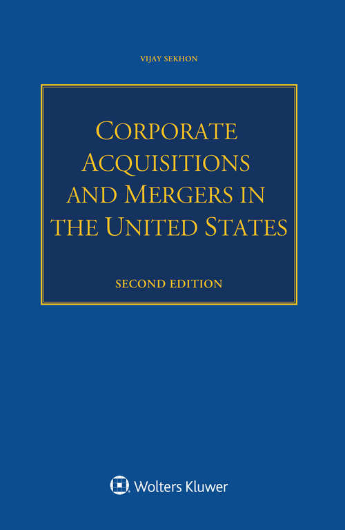 Book cover of Corporate Acquisitions and Mergers in the United States (2)