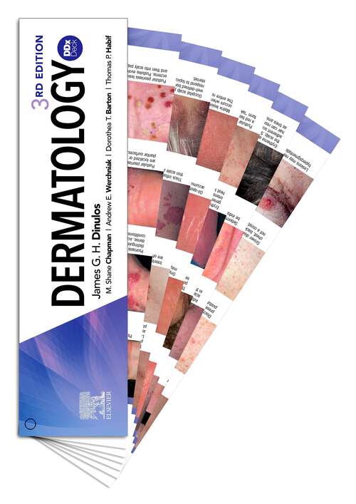 Book cover of Dermatology DDX Deck E-Book (3)