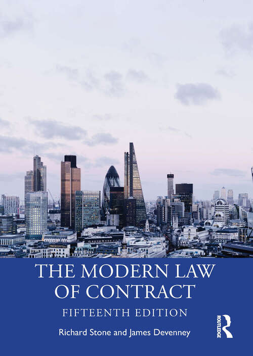 Book cover of The Modern Law of Contract (15)