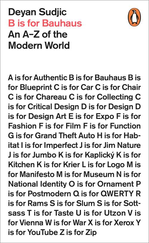 Book cover of B is for Bauhaus: An A-Z of the Modern World