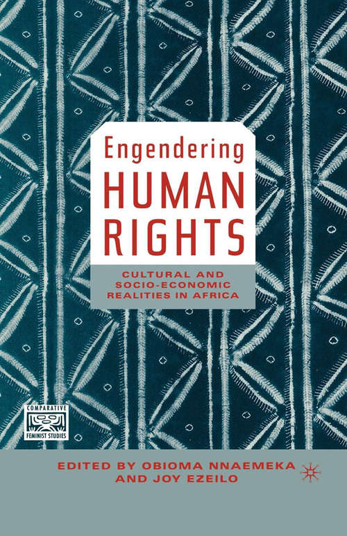 Book cover of Engendering Human Rights: Cultural and Socio-Economic Realities in Africa (1st ed. 2005) (Comparative Feminist Studies)