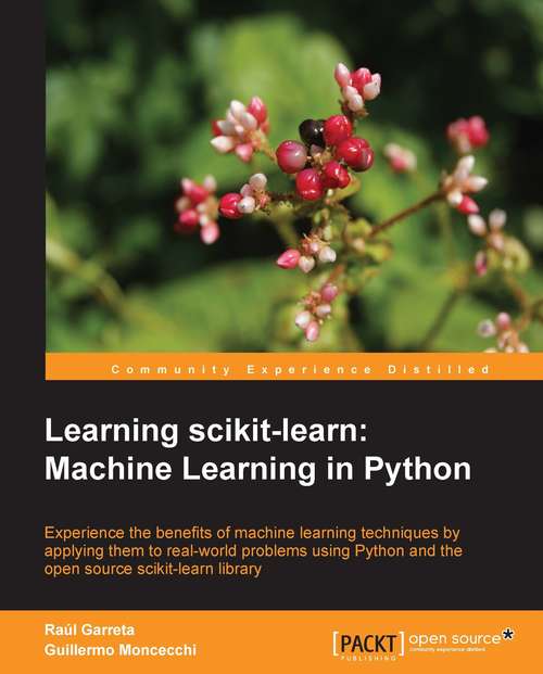 Book cover of Learning scikit-learn: Machine Learning In Python