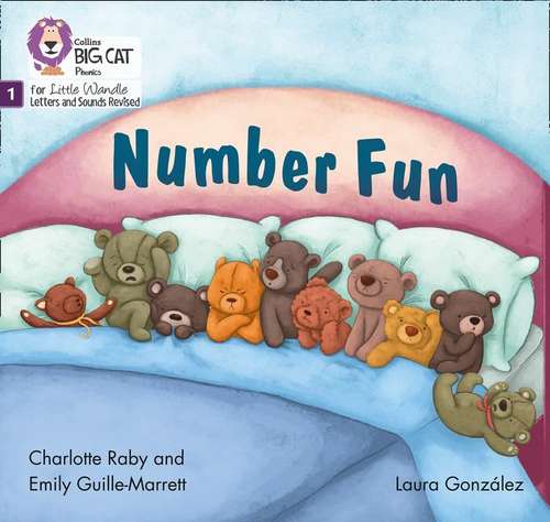 Book cover of Number Fun: Phase 1 (PDF) (Big Cat Phonics for Little Wandle Letters and Sounds Revised)