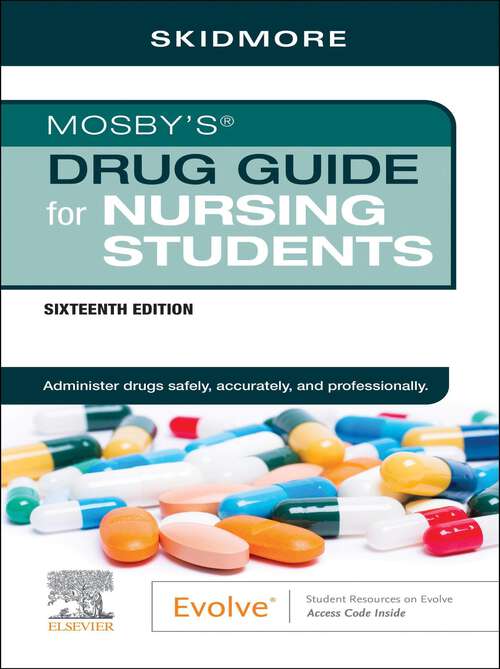 Book cover of Mosby's Drug Guide for Nursing Students - E-Book (15)