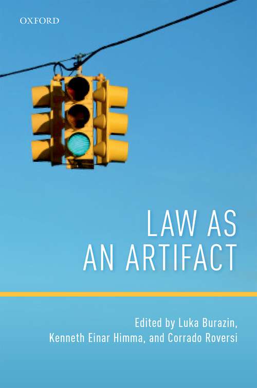 Book cover of Law as an Artifact