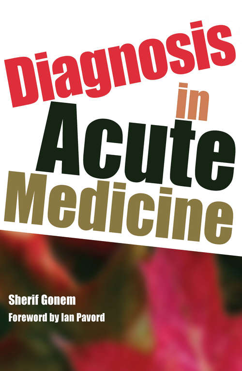 Book cover of Diagnosis in Acute Medicine