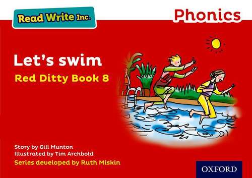 Book cover of Let's Swim: Red Ditty Book 8 (Read Write Inc Series (PDF))
