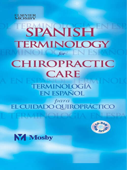 Book cover of Spanish Terminology for Chiropractic Care - E-Book