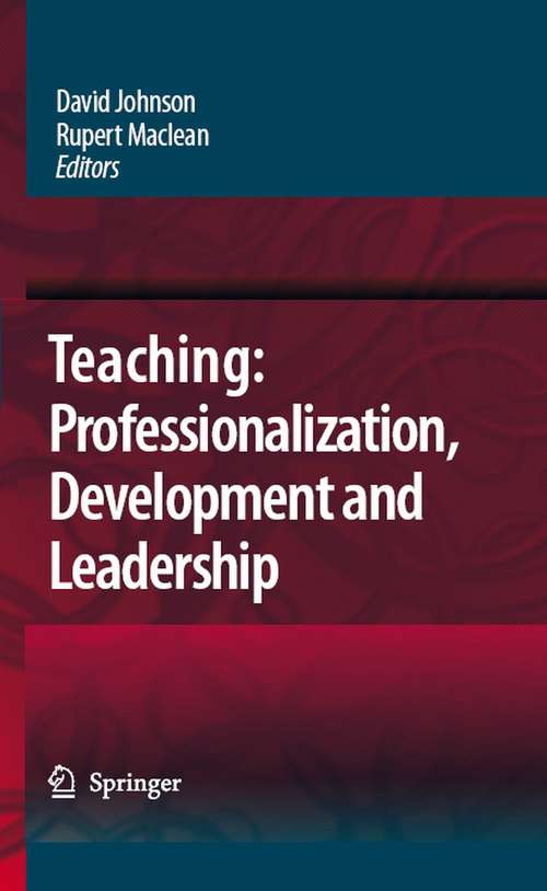 Book cover of Teaching: Festschrift for Professor Eric Hoyle (2008)