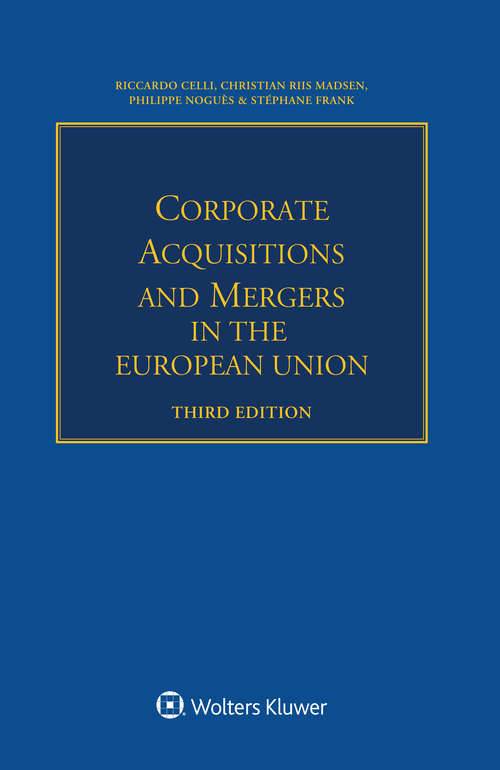 Book cover of Corporate Acquisitions and Mergers in the European Union (3)