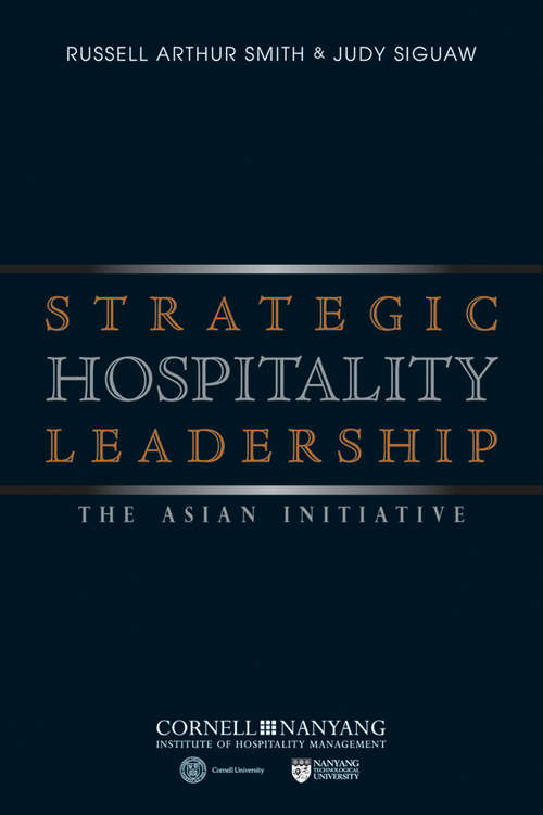 Book cover of Strategic Hospitality Leadership: The Asian Initiative
