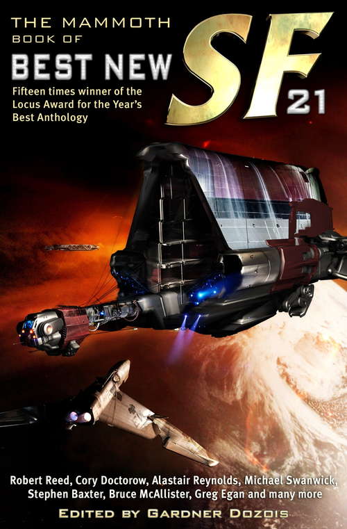 Book cover of The Mammoth Book of Best New SF 21 (Mammoth Books)