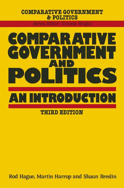 Book cover of Comparative Government and Politics: An Introduction (3rd ed. 1992) (Comparative Government and Politics)