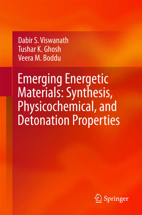 Book cover of Emerging Energetic Materials: Synthesis, Physicochemical, And Detonation Properties