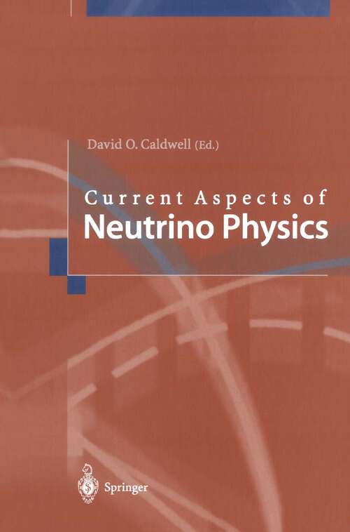 Book cover of Current Aspects of Neutrino Physics (2001)