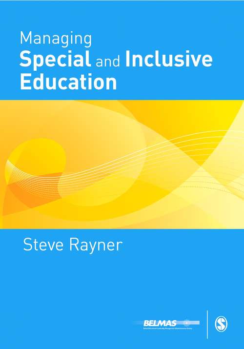 Book cover of Managing Special and Inclusive Education (PDF)