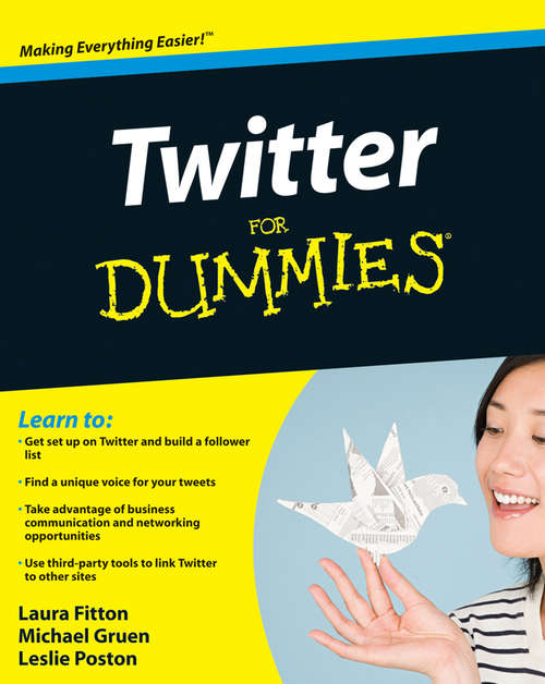 Book cover of Twitter For Dummies (3)