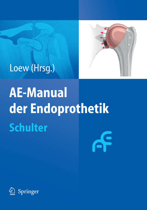 Book cover of AE-Manual der Endoprothetik: Schulter (2010)
