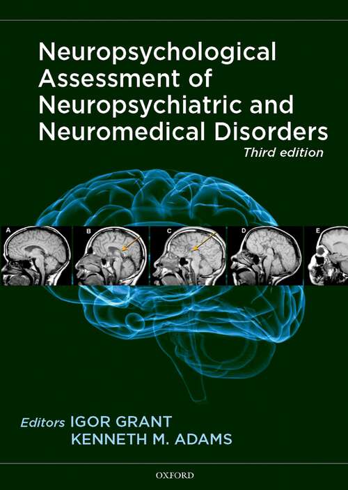 Book cover of Neuropsychological Assessment of Neuropsychiatric and Neuromedical Disorders (3)