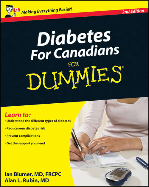 Book cover of Diabetes For Canadians For Dummies (2)
