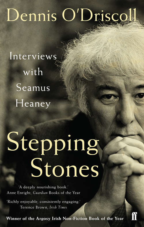 Book cover of Stepping Stones: Interviews with Seamus Heaney (Main)