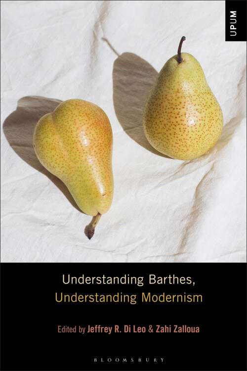 Book cover of Understanding Barthes, Understanding Modernism (Understanding Philosophy, Understanding Modernism)