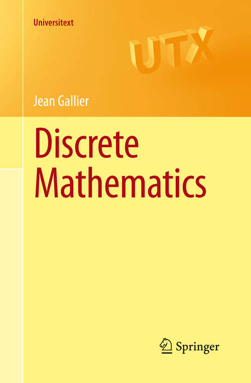 Book cover of Discrete Mathematics (2011) (Universitext)