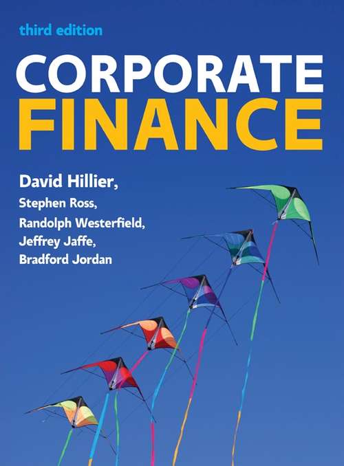 Book cover of EBOOK: Corporate Finance: European Edition (UK Higher Education  Business Finance)