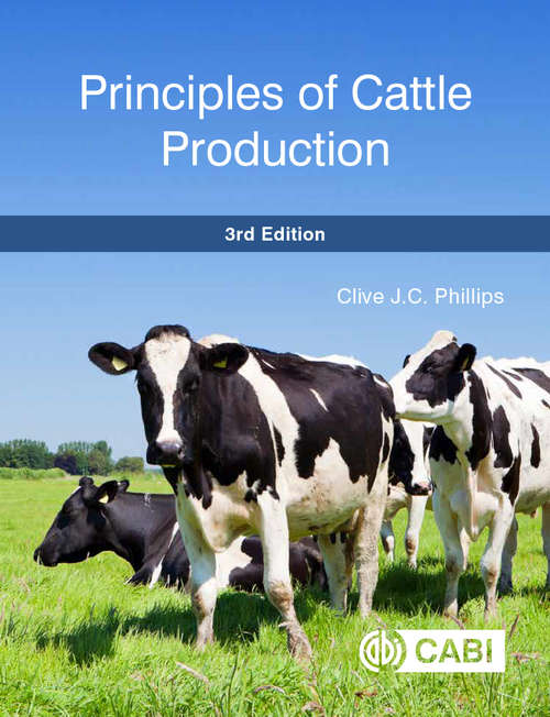 Book cover of Principles of Cattle Production