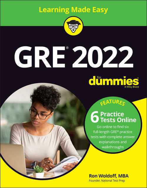 Book cover of GRE 2022 For Dummies with Online Practice (10)