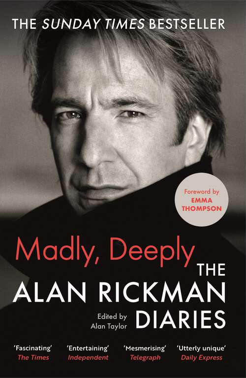 Book cover of Madly, Deeply: The Alan Rickman Diaries