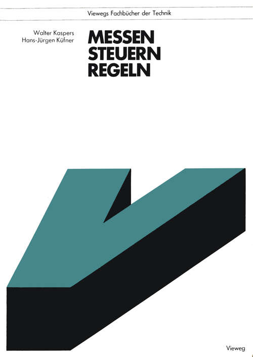 Book cover of Messen Steuern Regeln (3. Aufl. 1984)