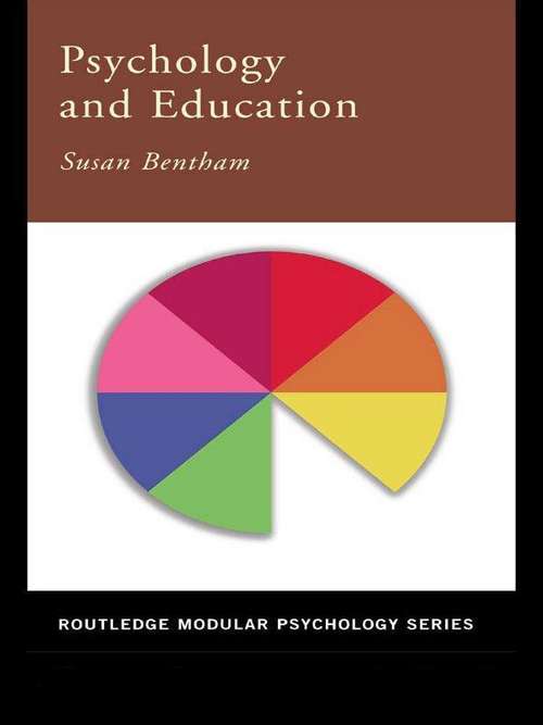 Book cover of Psychology and Education (Routledge Modular Psychology)