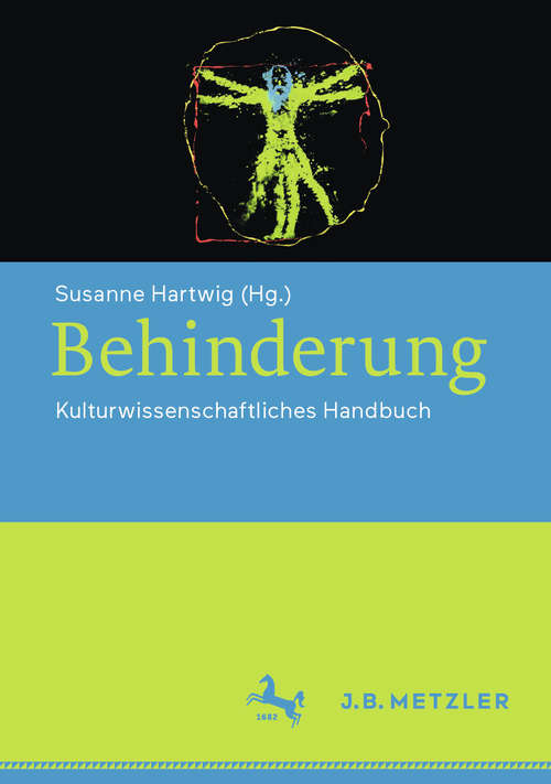 Book cover of Behinderung: Kulturwissenschaftliches Handbuch (1. Aufl. 2020)