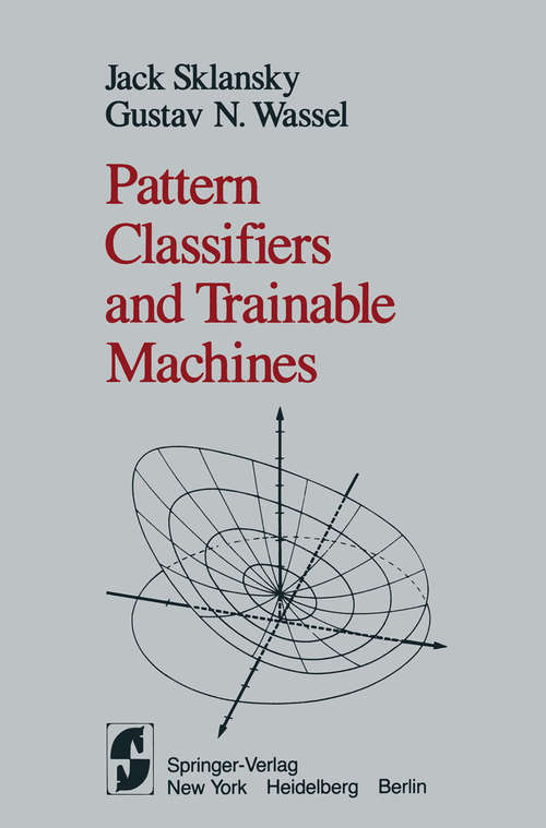 Book cover of Pattern Classifiers and Trainable Machines (1981)