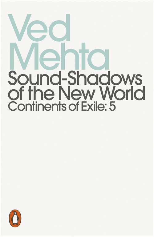 Book cover of Sound-Shadows of the New World: Continents of Exile: 5 (Picador Bks.)