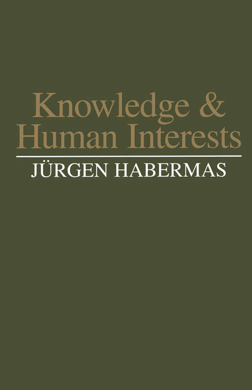 Book cover of Knowledge and Human Interests